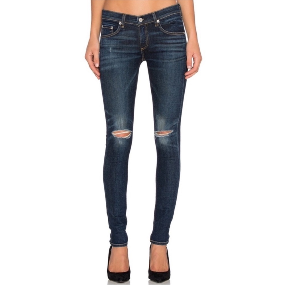 Rag & Bone Distressed Capri Jeans